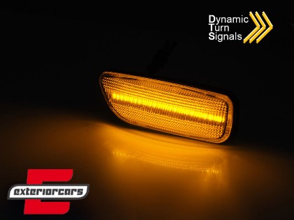 Bočni žmigavci LED SEQ (smoke) / Volvo S60 (2000-2010) S80 (1999-2007) V70 II (2000-2007) XC90 (2002-2006), KBVO05