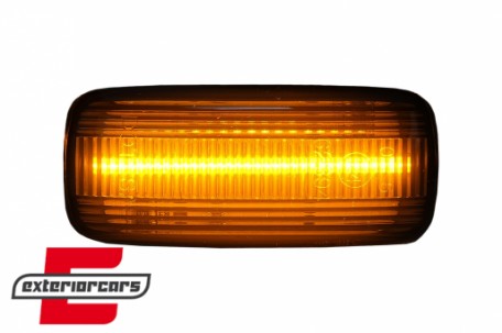 Bočni žmigavci LED (smoke) / Audi A3 8L (2000-2003) A4 B5 (1999-2001) A6 C5 (1997-2004) TT (1999-2006), KBAU11