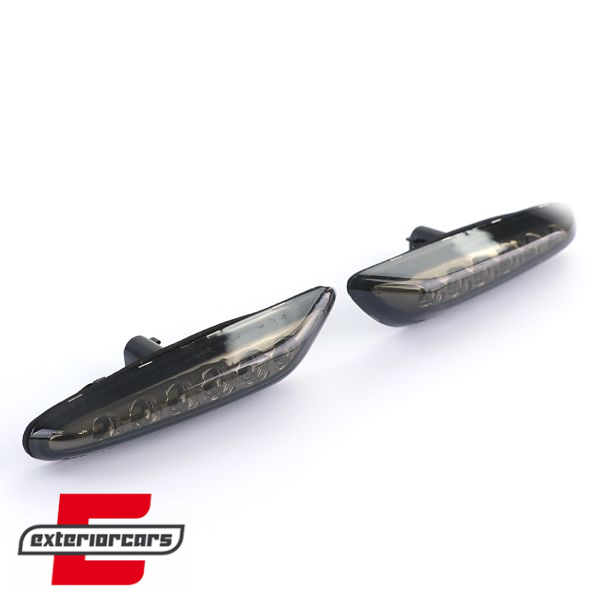 Bočni žmigavci LED (smoke) / BMW 1er E81 E82 E87 E88 (2004-2013) 3er E46 (2001-2005) E90 E91 E92 E93 (2004-2012) 5er E60 E61 (2003-2010), KBBM29