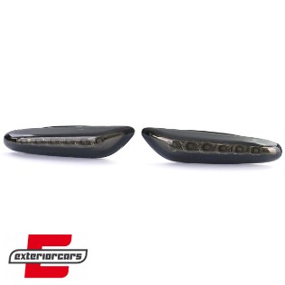 Bočni žmigavci LED (smoke) / BMW 1er E81 E82 E87 E88 (2004-2013) 3er E46 (2001-2005) E90 E91 E92 E93 (2004-2012) 5er E60 E61 (2003-2010), KBBM29