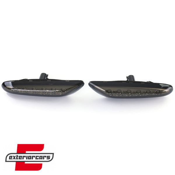 Bočni žmigavci LED (smoke) / BMW 1er E81 E82 E87 E88 (2004-2013) 3er E46 (2001-2005) E90 E91 E92 E93 (2004-2012) 5er E60 E61 (2003-2010), KBBM29