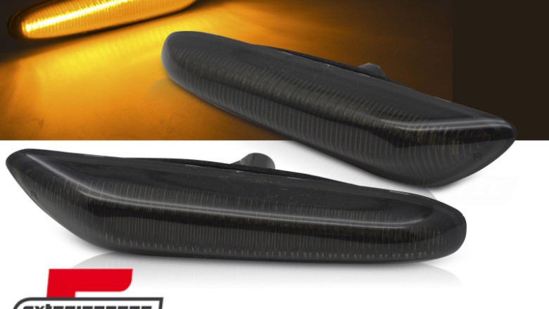 Bočni žmigavci LED (smoke) / BMW serije 1 (2004-2013) serije 3 (2001-2013) serije 5 (2003-2010), KBBM66