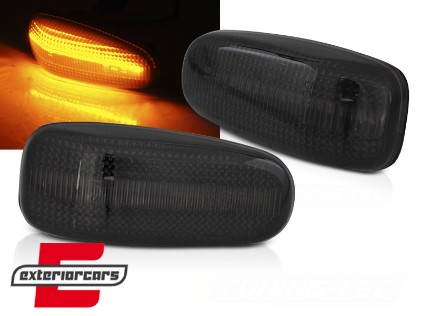Bočni žmigavci LED (smoke) / MERCEDES W202 S202 W208 W124 W210 S210 R170 W638, KBME05