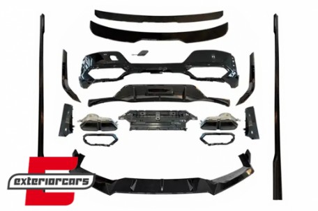 Bodykit Aero Black Knight dizajn (piano crna) / BMW serije 7 G70 M paket (2022-), CBBMG70MPAEROB