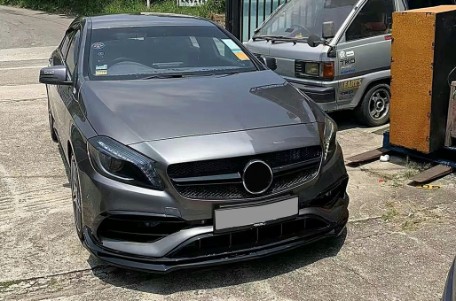 Bodykit AERO dizajn (piano crna) / Mercedes A-klasa W176 Sport Line (2015-2018), CBMBW176EX