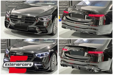 Bodykit AERO dizajn (piano crna) / Mercedes S-klasa W223 limuzina Sport Line (2020-2025), CBMBW223BAERO