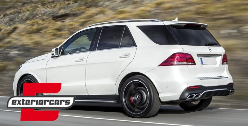 Bodykit AMG dizajn (crna/chrome) / Mercedes GLE W166 SUV (2015-2018), CBMBGLEW166BCC