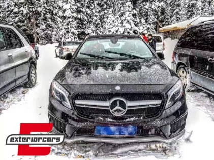 Bodykit & bočne stepenice GLA45 AMG dizajn / Mercedes GLA X156 (2014-2016), COCBMBX156AMGRB