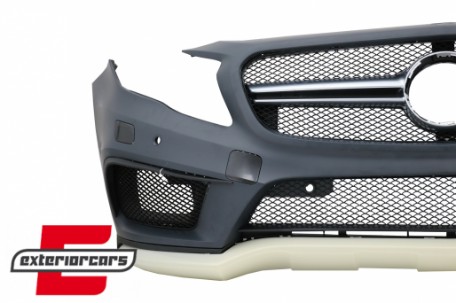Bodykit & bočne stepenice GLA45 AMG dizajn / Mercedes GLA X156 (2014-2016), COCBMBX156AMGRB