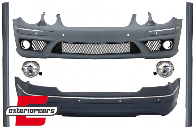 Bodykit E63 AMG dizajn (PDC) / Mercedes E-klasa W211 (2002-2009), COCBMBW211AMGFR