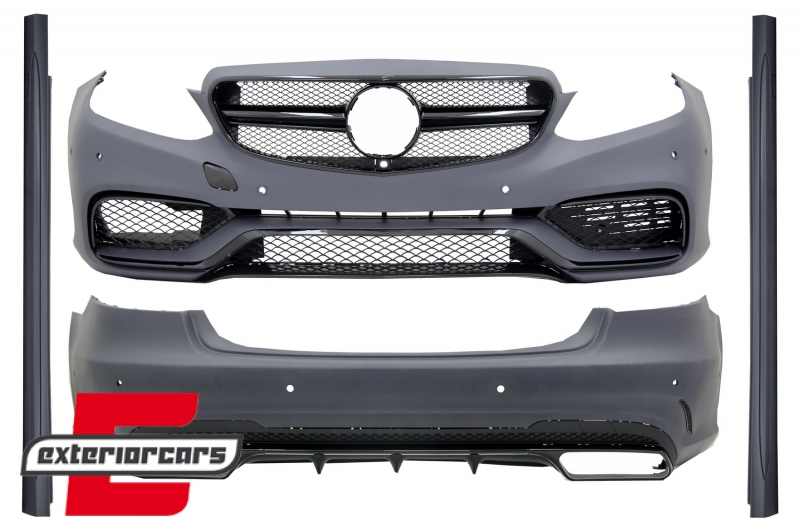 Bodykit E63 AMG dizajn (piano crna) / Mercedes E-klasa W212 Facelift (2013-2016), CBMBW212FAMGB