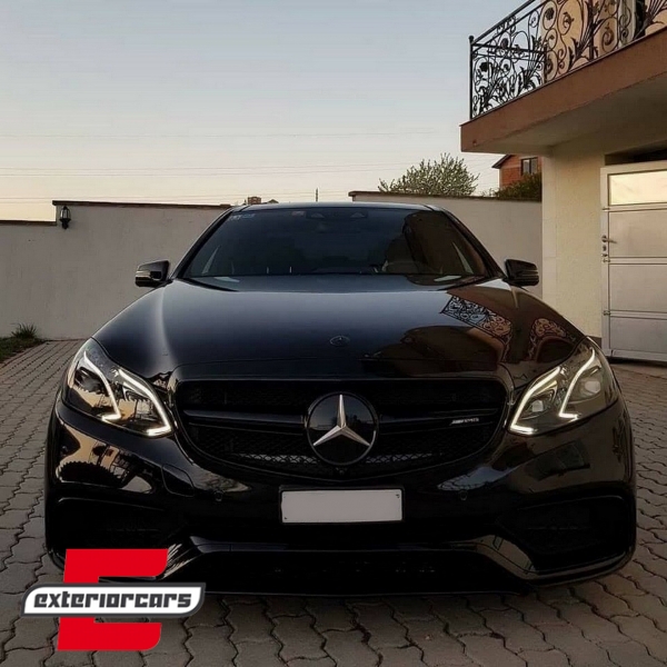 Bodykit E63 AMG dizajn (piano crna) / Mercedes E-klasa W212 Facelift (2013-2016), CBMBW212FAMGB