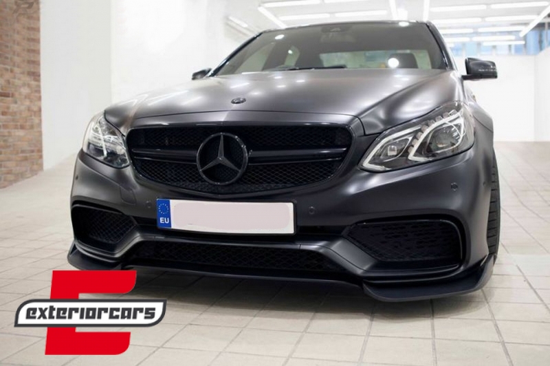 Bodykit E63 AMG dizajn (piano crna) / Mercedes E-klasa W212 Facelift (2013-2016), CBMBW212FAMGB