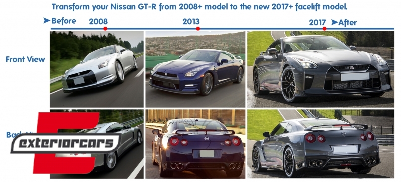 Bodykit Facelift 2017 dizajn / Nissan GT-R (2008-2017), CBNIGTR