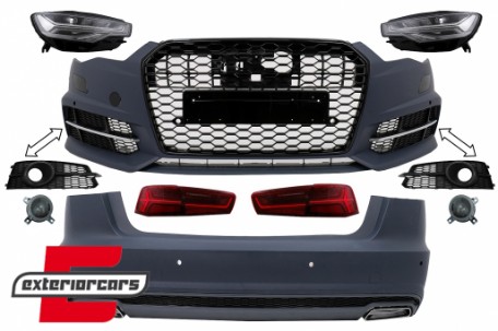 Bodykit Facelift S line dizajn / Audi A6 C7 4G limuzina (2011-2017), COCBAUA64GRSB