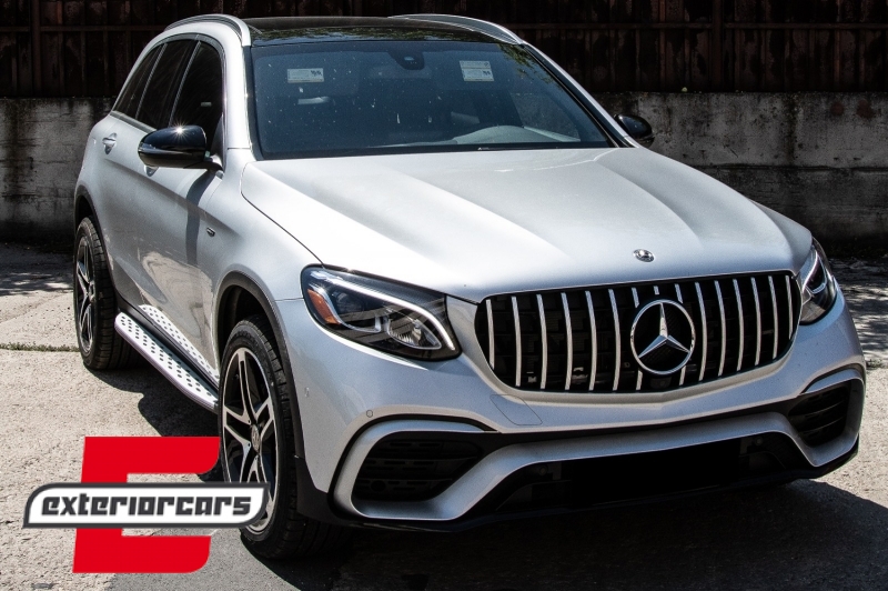 Bodykit GLC63 AMG dizajn & bočne stepenice / Mercedes GLC SUV X253 (2015-07.2019), COCBMBGLCX253AMGRR