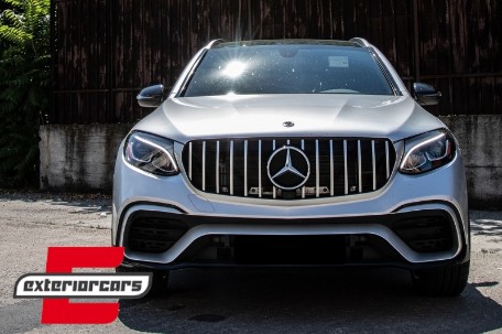 Bodykit GLC63 AMG dizajn & bočne stepenice / Mercedes GLC SUV X253 (2015-07.2019), COCBMBGLCX253AMGRR