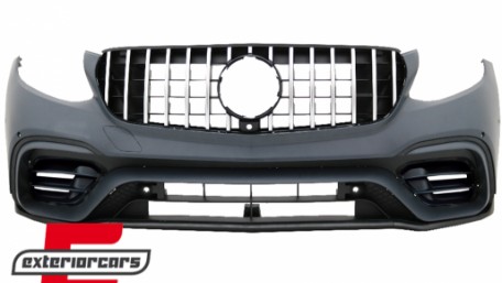 Bodykit GLC63 AMG dizajn & bočne stepenice / Mercedes GLC SUV X253 (2015-07.2019), COCBMBGLCX253AMGRR