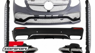 Bodykit GLC63 AMG dizajn & bočne stepenice / Mercedes GLC SUV X253 (2015-07.2019), COCBMBGLCX253RR