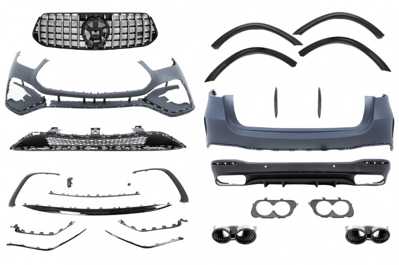 Bodykit GLE53 AMG dizajn / Mercedes GLE W167 SUV (2023-), CBMBGLEW167F53