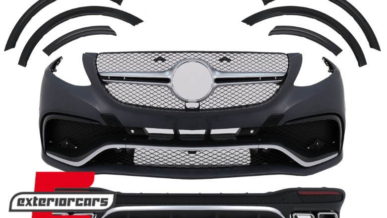 Bodykit GLE63 AMG dizajn / Mercedes GLE W166 SUV (2015-2018), CBMBGLEW166