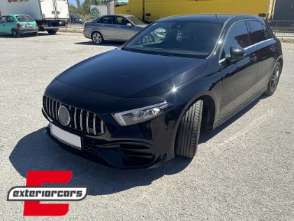 Bodykit & krovni spojler A45 AMG dizajn / Mercedes A-klasa W177 Hatchback (2018-12.2022), CBMBW177AMGH