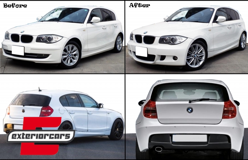 Bodykit M paket dizajn / BMW serije 1 E81 E87 (2004-2007), CBBME87MT