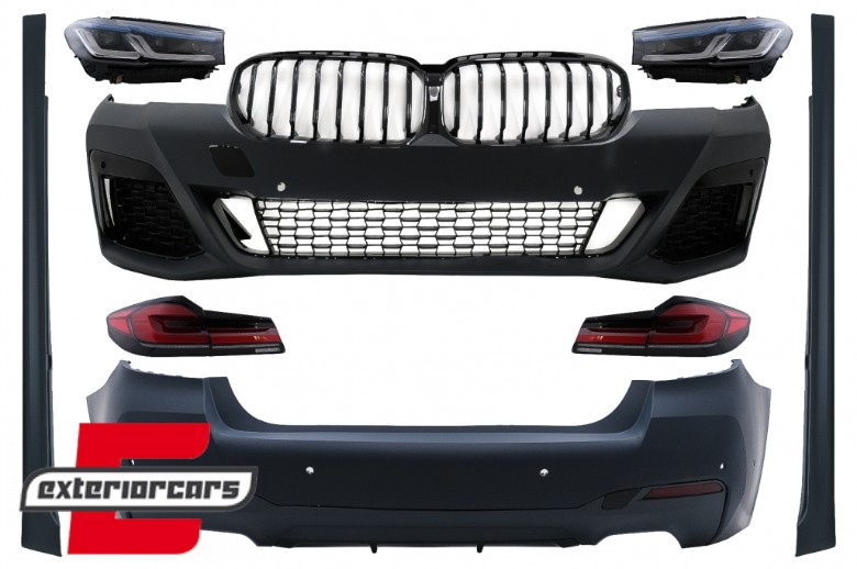 Bodykit M paket dizajn pretvorba u G30 LCI 2020 dizajn / BMW serije 5 G30 (2017-2019), CBBMG30MTFL