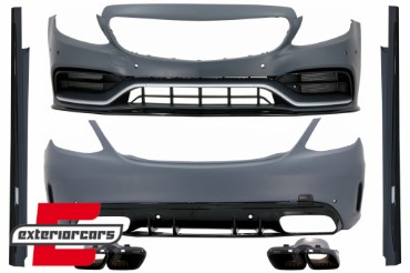 Bodykit & nastavci auspuha C63s Edition 1 dizajn / Mercedes C-klasa W205 limuzina (2014-2020), COCBMBW205AMGFLTY