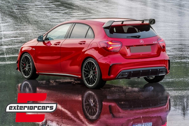 Bodykit & nastavci auspuha Facelift A45 AMG dizajn / MERCEDES A-klasa W176 (2012-2018), CBMBW176AMG