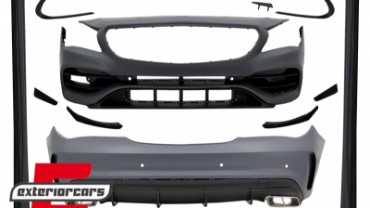 Bodykit & nastavci auspuha Facelift CLA45 AMG dizajn / Mercedes CLA C117 W117 (2013-2018), CBMBW117AMG