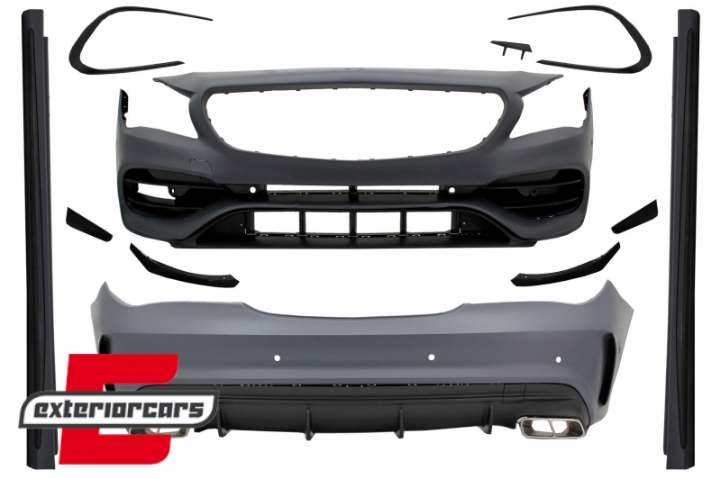 Bodykit & nastavci auspuha Facelift CLA45 AMG dizajn / Mercedes CLA C117 W117 (2013-2018), CBMBW117AMG