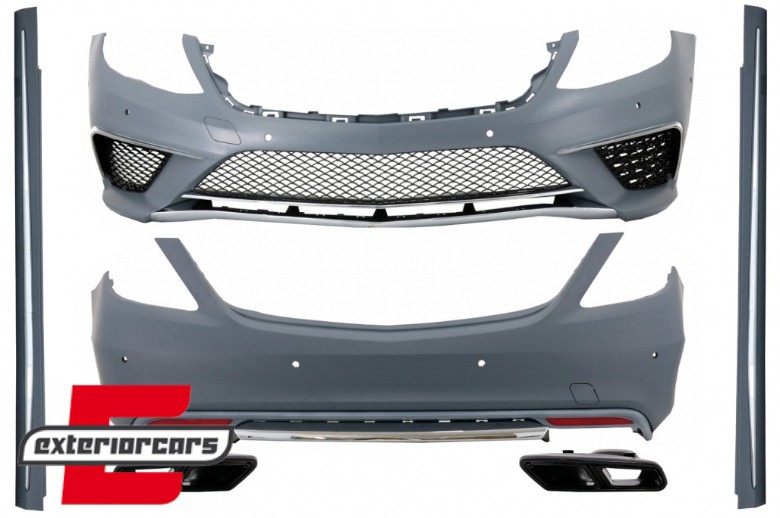 Bodykit & nastavci auspuha S63 AMG Chrome Special Edition / Mercedes Benz W222 S-klasa (2013-06.2017), COCBMBW222AMGS63CBB