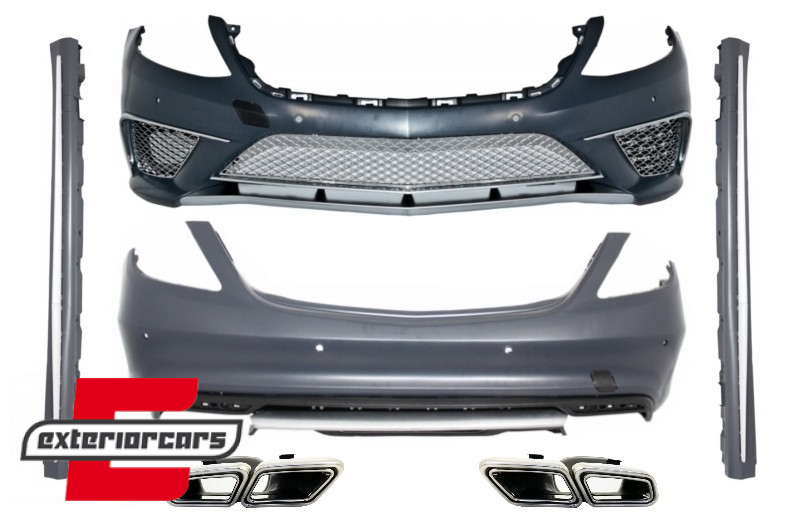 Bodykit & nastavci auspuha S63 AMG dizajn / Mercedes S-klasa W222 (2013-06.2017), COCBMBW222AMGS63