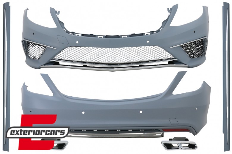 Bodykit & nastavci auspuha S65 AMG dizajn / Mercedes S-klasa W222 (2013-06.2017), CBMBW222AMGS65AP