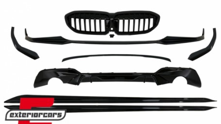 Bodykit nastavci M-Performance dizajn (piano crna) / BMW serije 3 G20 limuzina G21 karavan (2018-06.2022), 40422