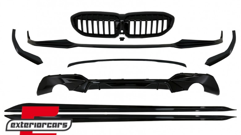 Bodykit nastavci M-Performance dizajn (piano crna) / BMW serije 3 G20 limuzina G21 karavan (2018-06.2022), 40422
