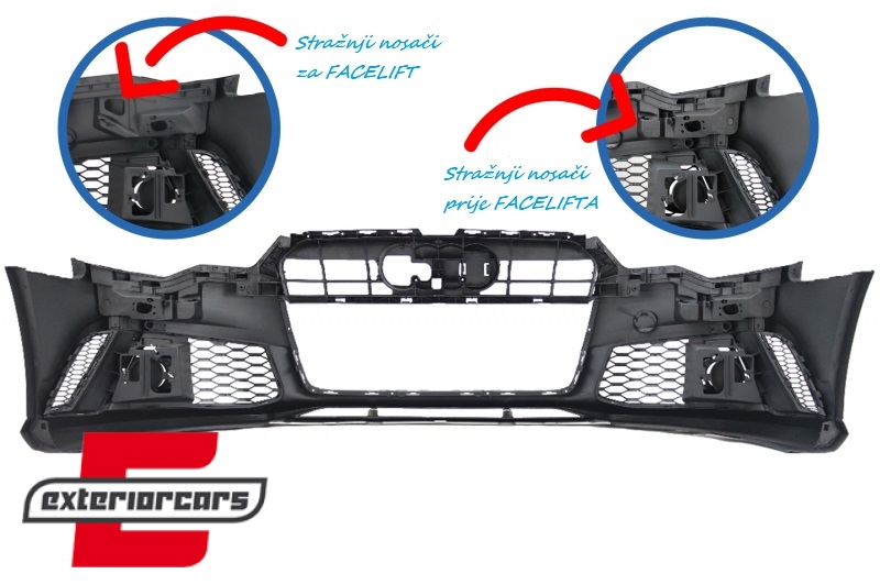 Bodykit RS6 dizajn / Audi A6 C7 4G (2011-2014), COFBAUA64GRSWOGRD