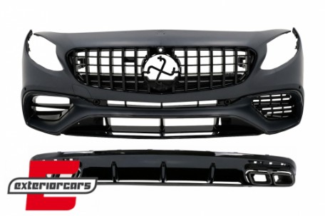 Bodykit S63 AMG dizajn (crna) / Mercedes S-klasa Coupe C217 Sport Line (2015-2021), CBMBC217S63B
