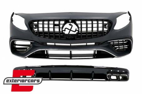 Bodykit S63 AMG dizajn (crna) / Mercedes S-klasa Coupe C217 Sport Line (2015-2021), CBMBC217S63BC