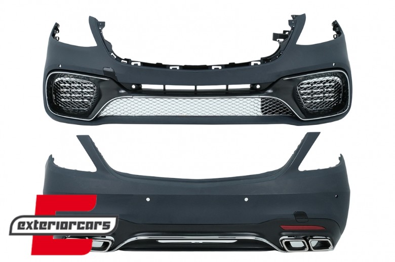 Bodykit S63 AMG dizajn / Mercedes S-klasa W222 Facelift (2013-08.2020), CBMBW222AMGS63FAP2