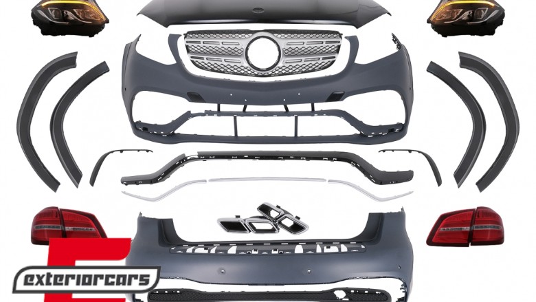 Bodykit za pretvorbu u 2016 GLS63 AMG dizajn / Mercedes GL-klasa X166 (2012-2016), CBMBX166NL