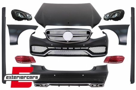 Bodykit za pretvorbu u Facelift E63 AMG dizajn / Mercedes E-klasa W212 (2009-2012), CBMBW212AMGNL