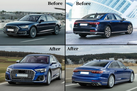 Bodykit za pretvorbu u S8 2022 dizajn / Audi A8 D5 (2017-2021), CBAUA8D4S8