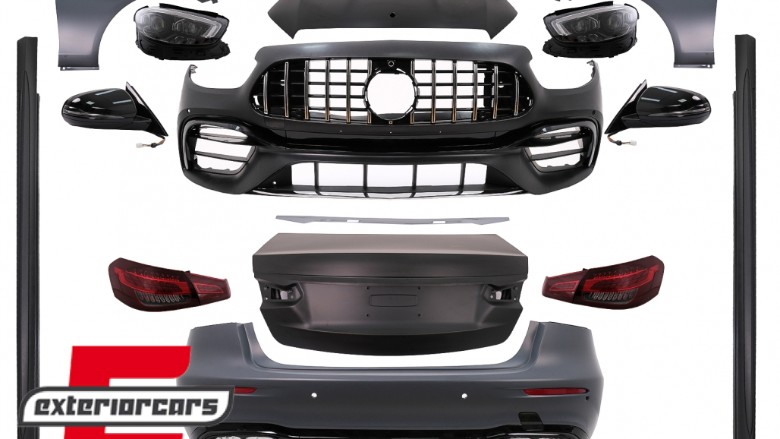 Bodykit za pretvorbu u W213 Facelift E63 AMG dizajn / Mercedes E-klasa W212 (2009-2012), CBMBW212A63NL