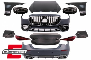 Bodykit za pretvorbu u W223 S63 AMG dizajn / Mercedes S-klasa W221 (2005-2013), CBMBW221NLMB