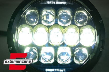 CREE LED prednji farovi Amber Halo DRL 7 Inch / Jeep Wrangler TJ & JK (1997-2018), HLU7INCHLN1