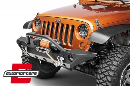 CREE LED prednji farovi Amber Halo DRL 7 Inch / Jeep Wrangler TJ & JK (1997-2018), HLU7INCHLN1