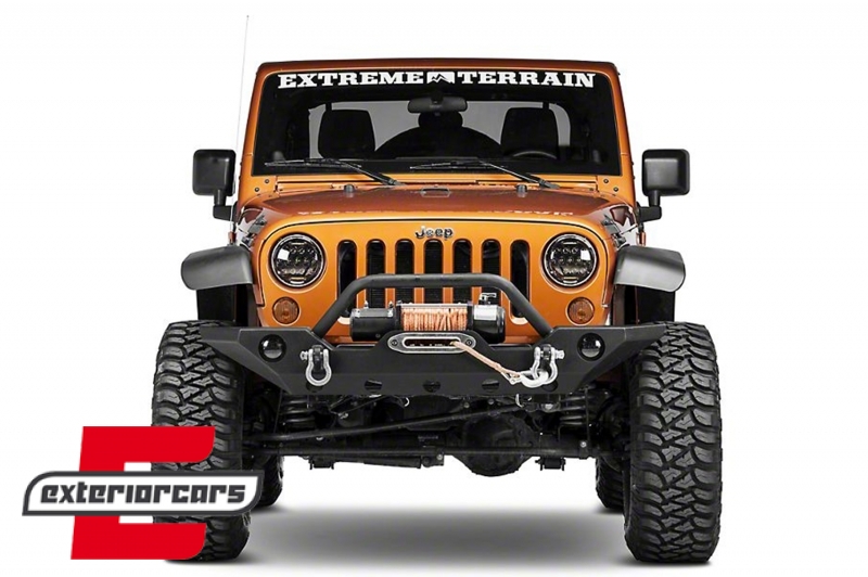 CREE LED prednji farovi Amber Halo DRL 7 Inch / Jeep Wrangler TJ & JK (1997-2018), HLU7INCHLN1