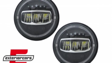 CREE LED prednji farovi Angel Eye DRL 5 Stars dizajn / Jeep Wrangler JK TJ LJ JL (1997-2017), HLU7INCHJ8
